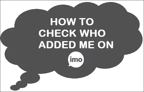 How to Remove Added Me on Imo image 0