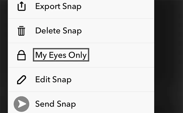 How to Delete My Eyes Only on Snapchat photo 0