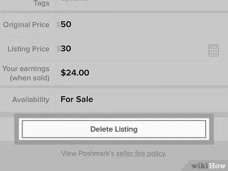 How to Delete a Listing on Poshmark image 0