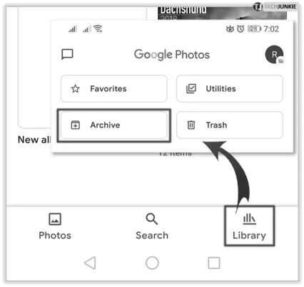 How to delete all photos in google photo? image 1