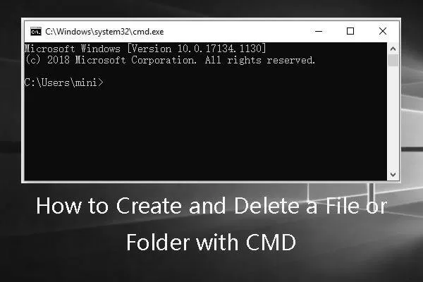 How to permanently delete a folder using cmd? image 1