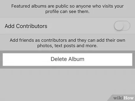 How to delete timeline album on facebook page? photo 2