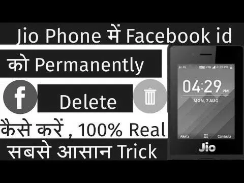 How to Delete Facebook Account Permanently in Jio Phone image 0